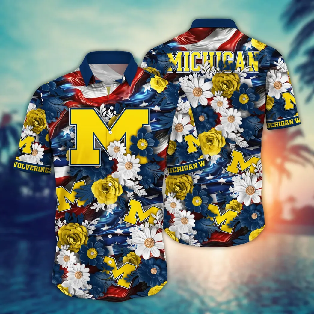 Michigan Wolverines, Style Hot Trending Summer NCAA Aloha Hawaiian Shirt, Summer VPHWA2451153317