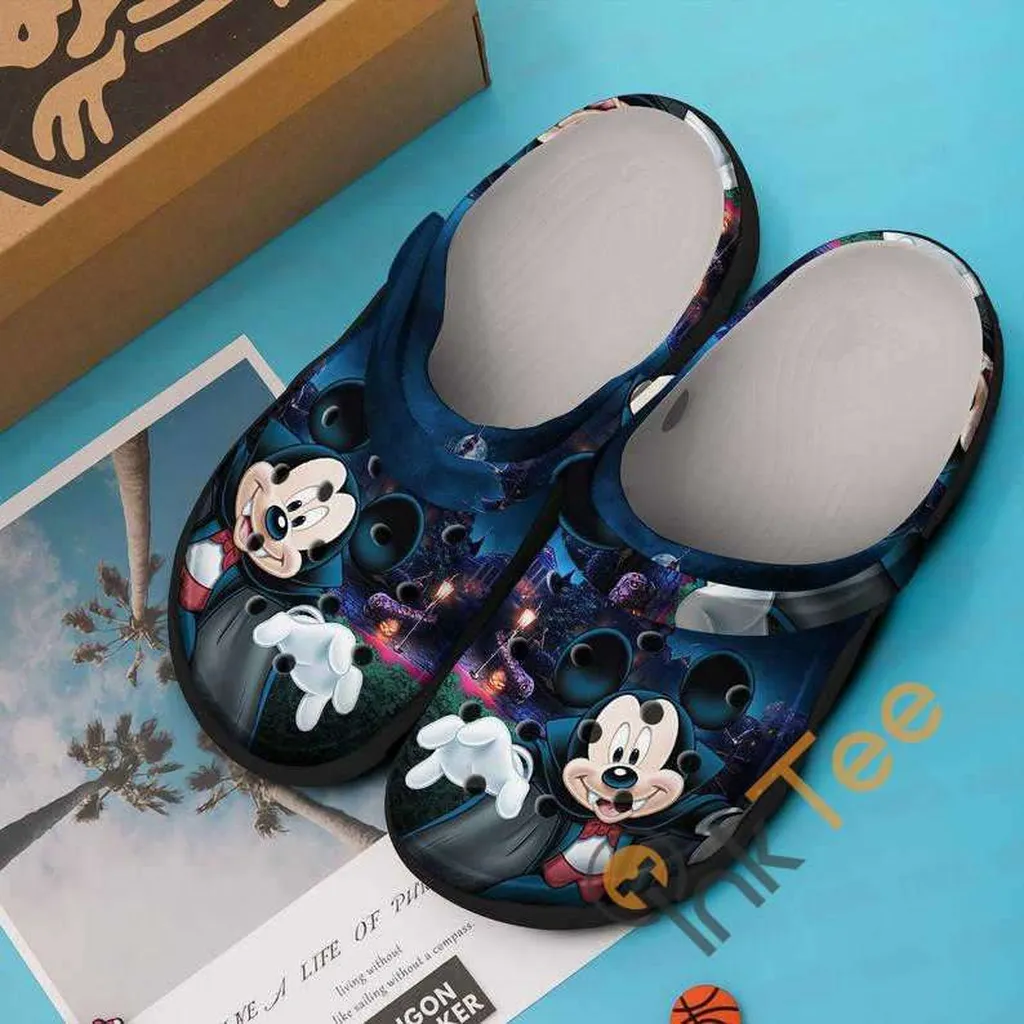 Mickey Mouse Vampire Halloween Crocs Crocband Clogs