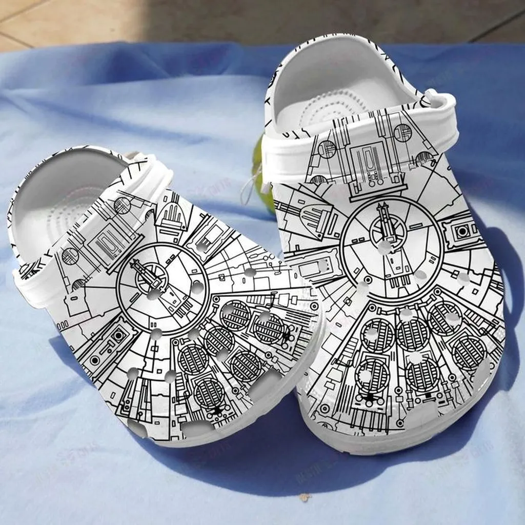 Millennium Falcon Crocs Classic Clogs