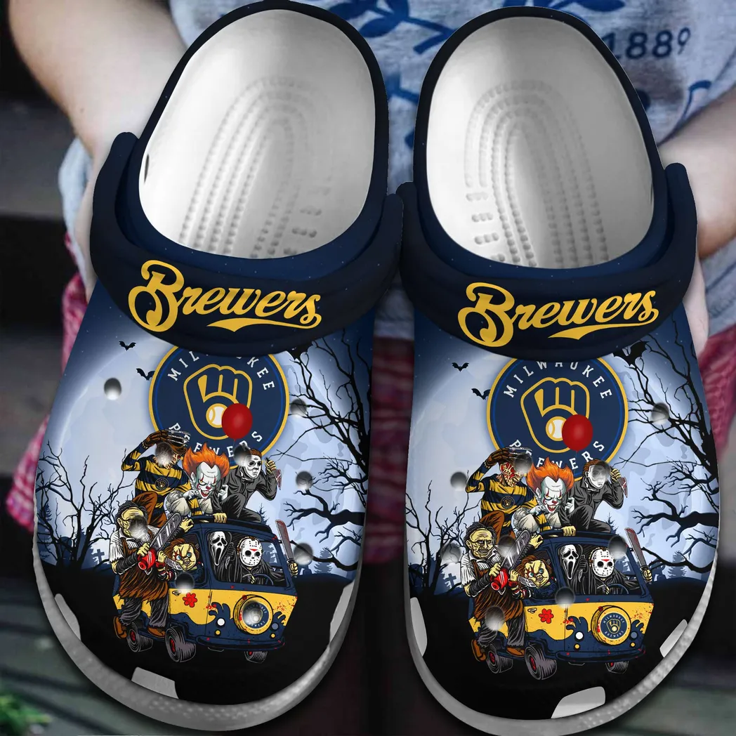 Milwaukee Brewers MLB Sport Crocs Clogs