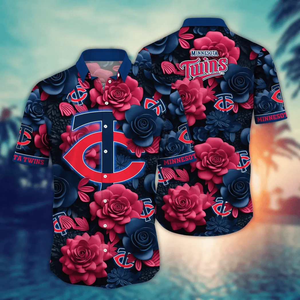 Minnesota Twins MLB Flower Aloha Hawaiian Shirt, Summer Football Shirts VPHWA2451154964