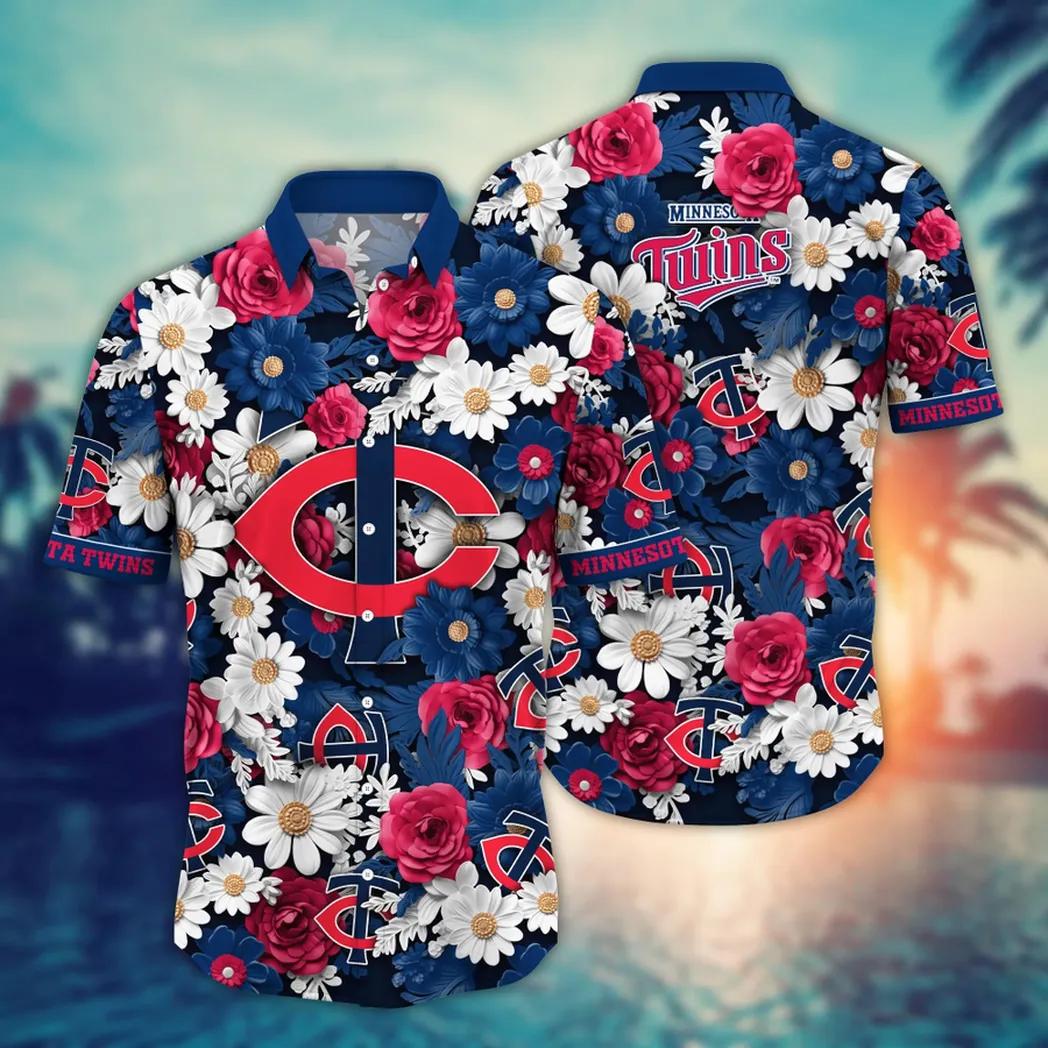 Minnesota Twins MLB Flower Aloha Hawaiian Shirt, Summer Football Shirts VPHWA2451155011