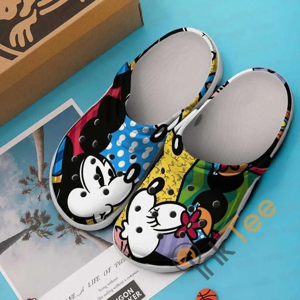 Minnie And Mickey Mouse Crocs Clog