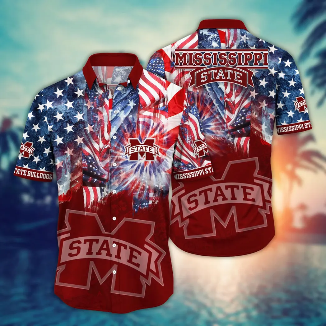 Mississippi State Bulldogs NCAA Flower Aloha Hawaiian Shirt, Summer Football Shirts VPHWA2451154118