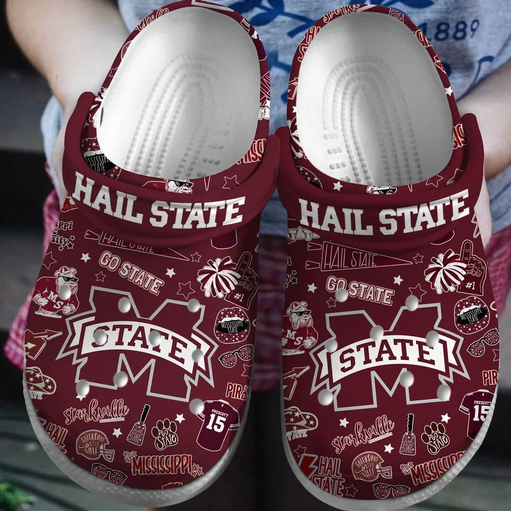 Mississippi State Bulldogs NCAA Sport Crocs Clogs