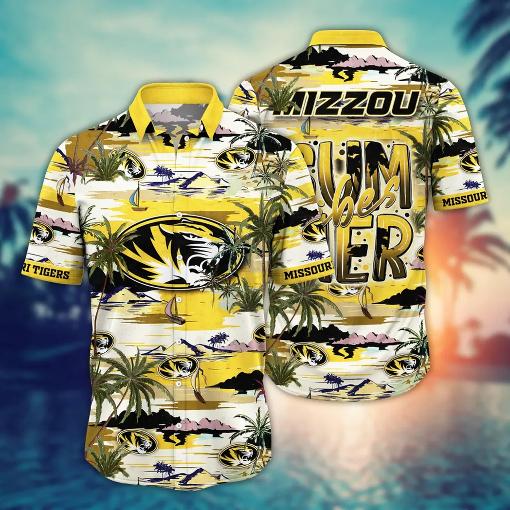 Missouri Tigers NCAA Flower Aloha Hawaiian Shirt, Summer Football Shirts VPHWA2451154007