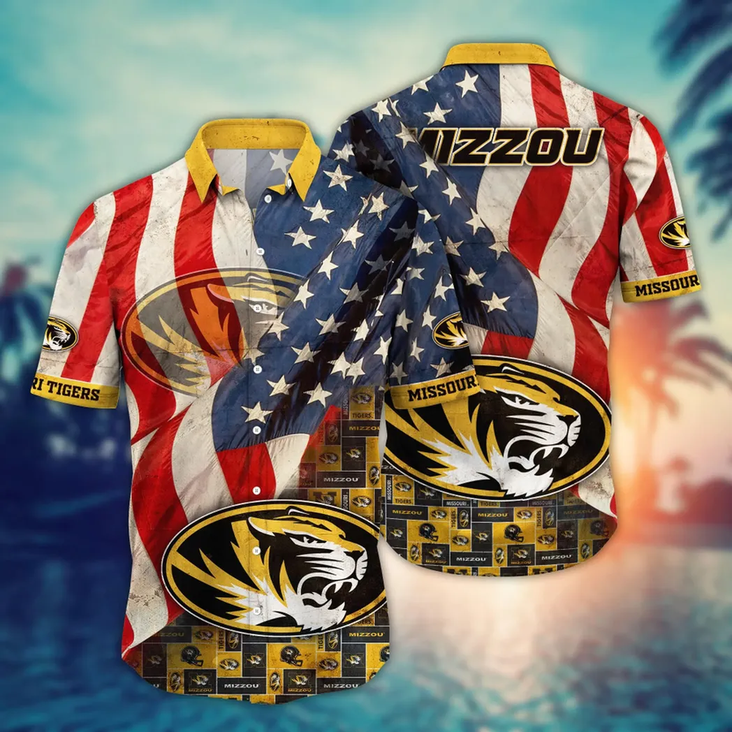 Missouri Tigers NCAA Flower Aloha Hawaiian Shirt, Summer Football Shirts VPHWA2451154081