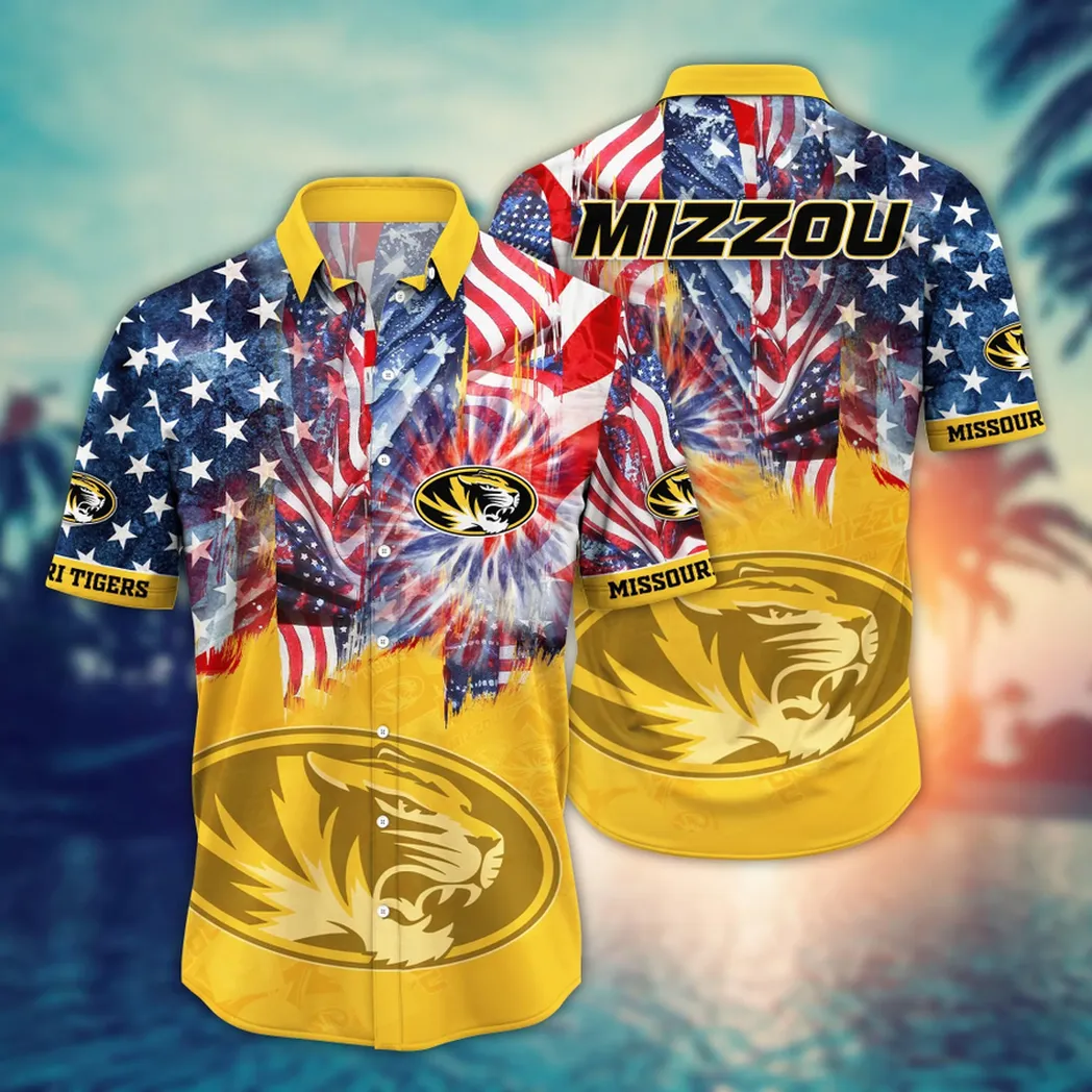 Missouri Tigers NCAA Flower Aloha Hawaiian Shirt, Summer Football Shirts VPHWA2451154112