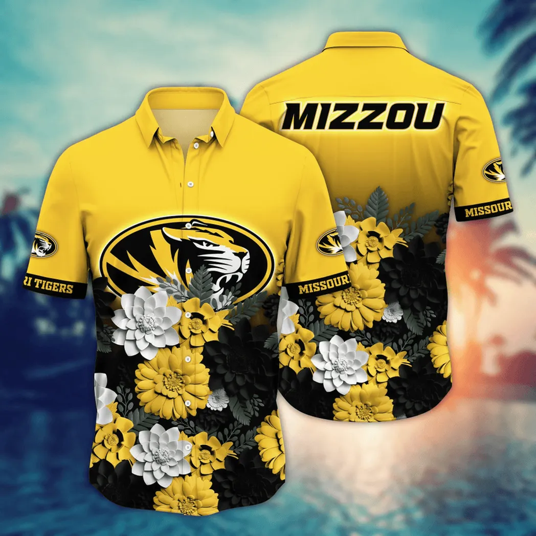 Missouri Tigers NCAA Flower Aloha Hawaiian Shirt, Summer Football Shirts VPHWA2451155077