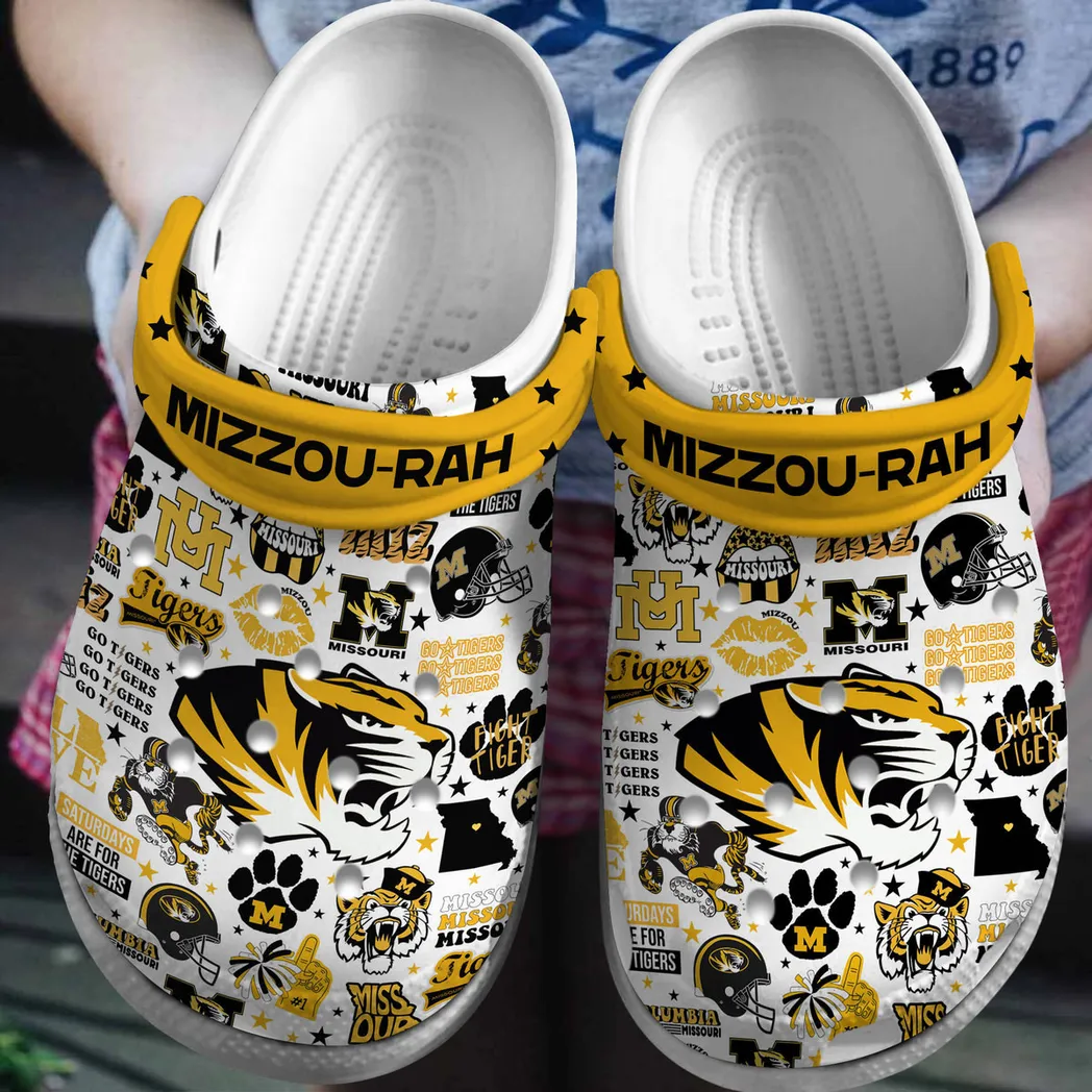 Missouri Tigers NCAA Sport Crocs Clogs