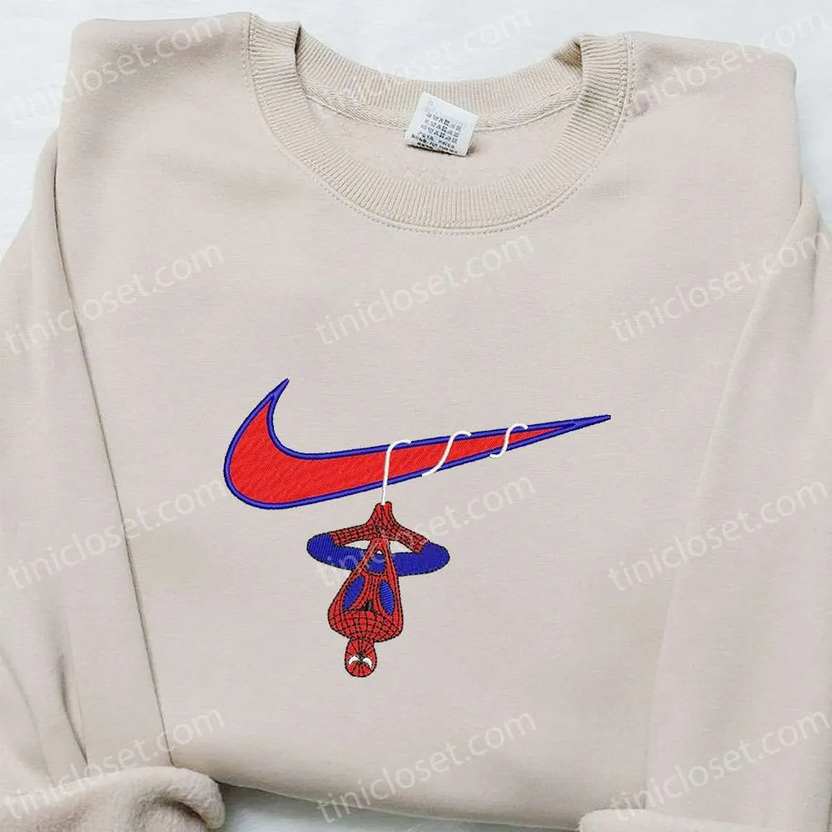 Movie Spider-Man x Swoosh Embroidered Hoodie, Marvel Cinematic Universe, Best Gift Ideas for Family