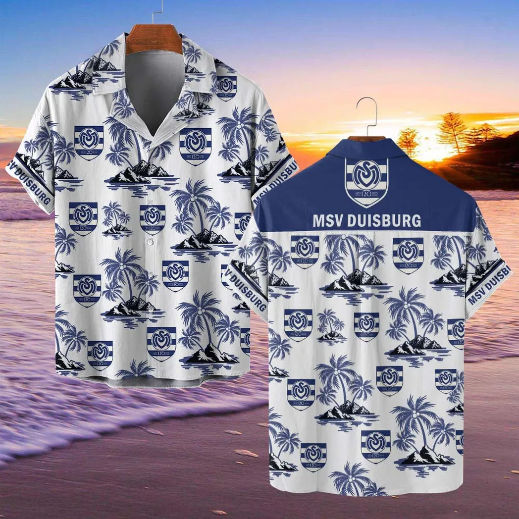 MSV Duisburg Hawaiian Shirt Style Classic Oversized Hawaiian