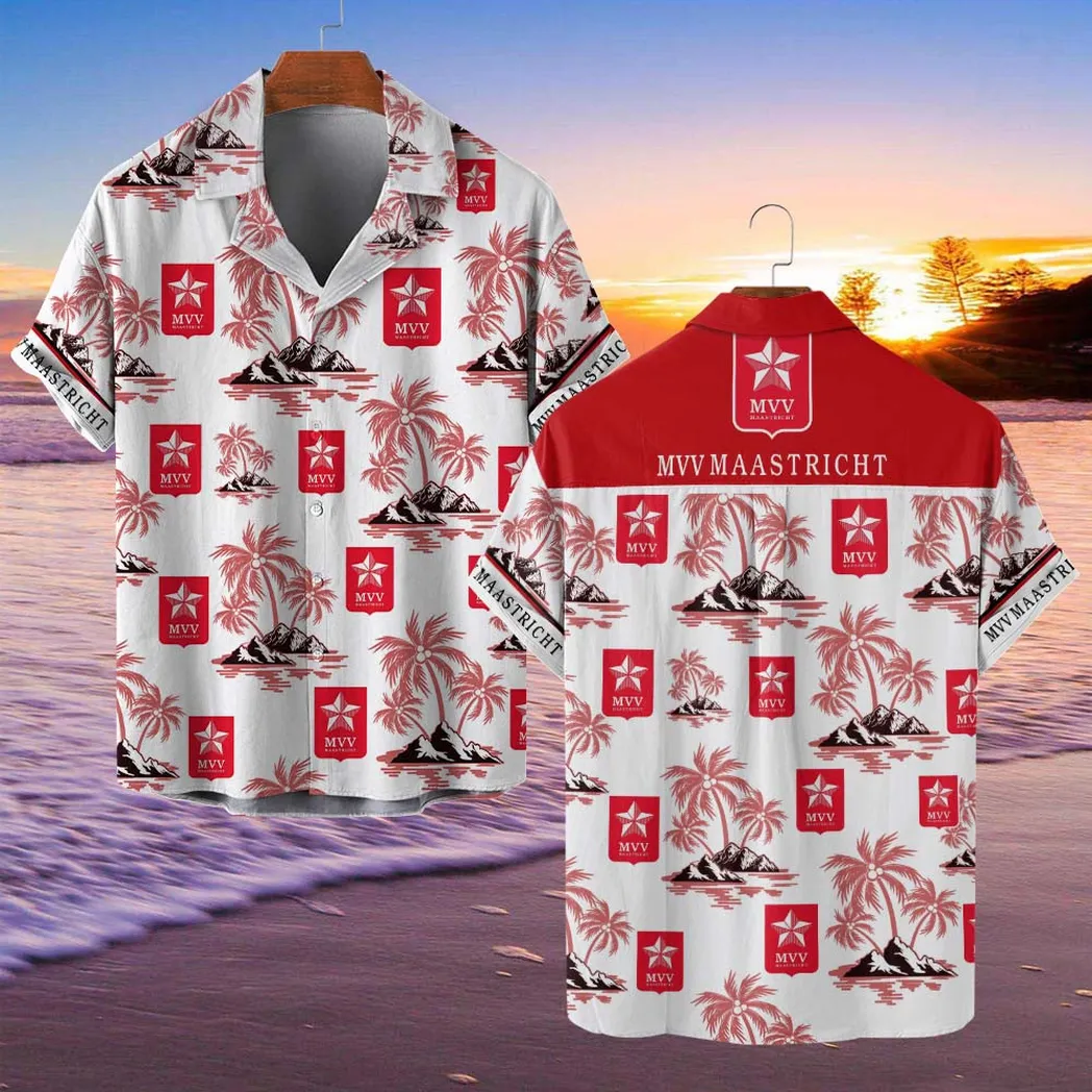 MVV Maastricht Hawaiian Shirt Style Classic Oversized Hawaiian, Unisex Hawaiian Shirt Trending Summer