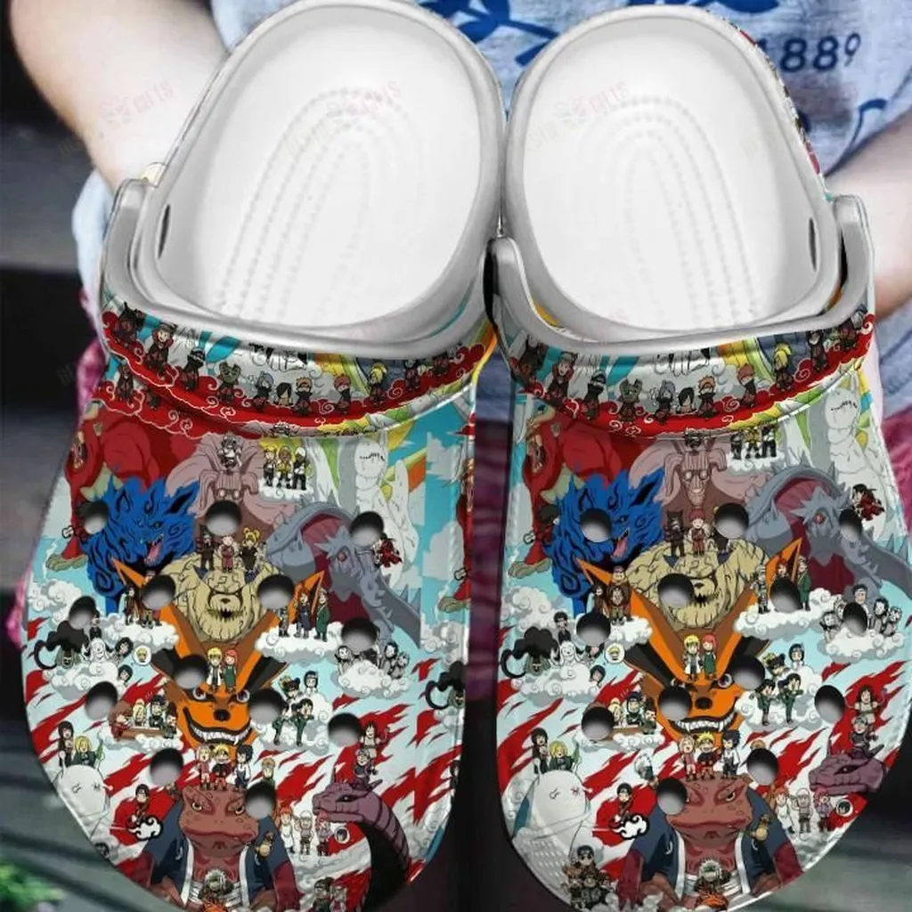 Naruto Crocs, Personalized Crocs Classic Clogs Naruto Crocs, Personalized Crocs Classic Clogs