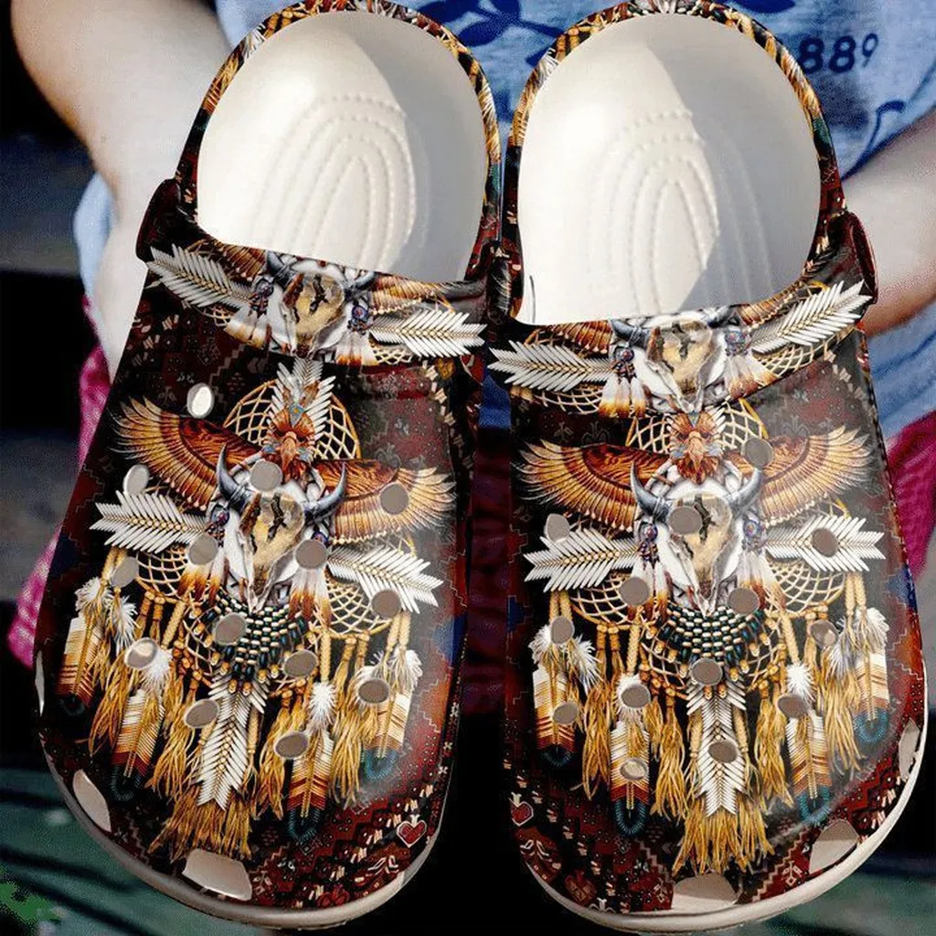 Native American Rubber Crocs Clog Native American Rubber Crocs Clog