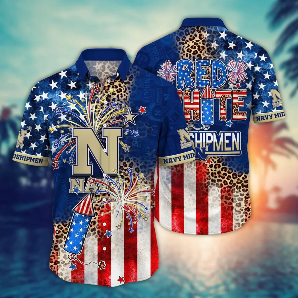 Navy Midshipmen NCAA Aloha Hawaiian Shirt, Summer VPHWA2451153467