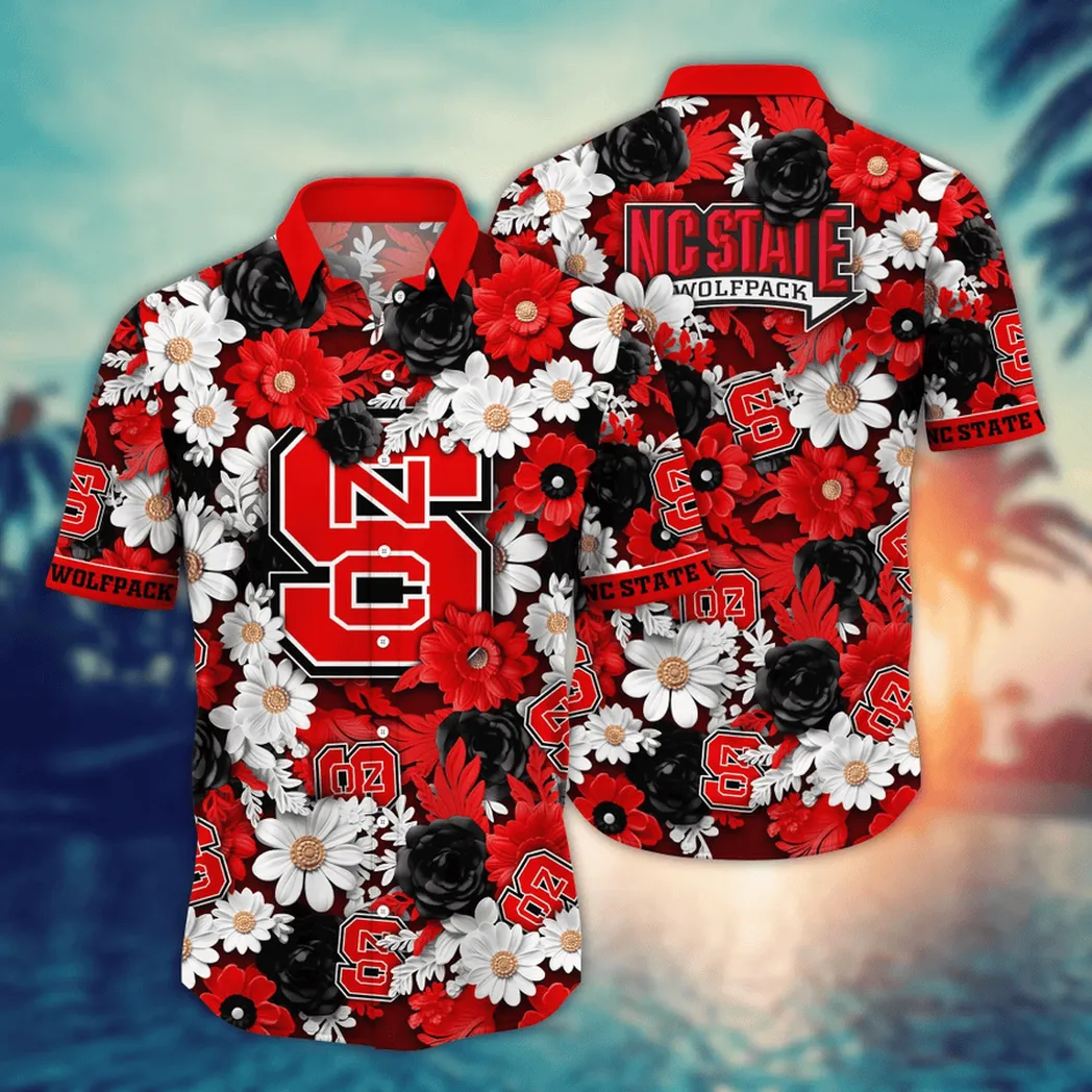 NC State Wolfpack NCAA Flower Aloha Hawaiian Shirt, Summer Football Shirts VPHWA2451153962