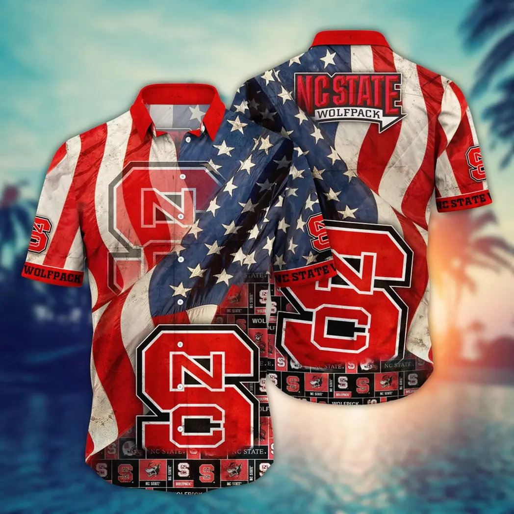 NC State Wolfpack NCAA Flower Aloha Hawaiian Shirt, Summer Football Shirts VPHWA2451154231