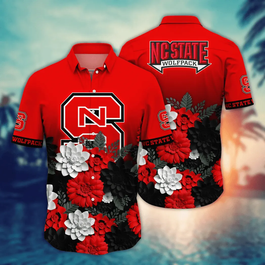 NC State Wolfpack NCAA Flower Aloha Hawaiian Shirt, Summer Football Shirts VPHWA2451155058