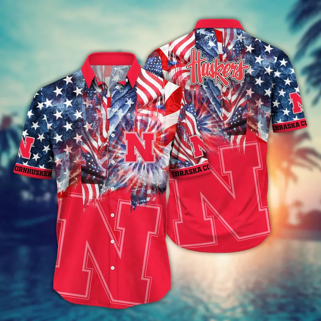 Nebraska Cornhuskers NCAA Flower Aloha Hawaiian Shirt, Summer Football Shirts VPHWA2451154116