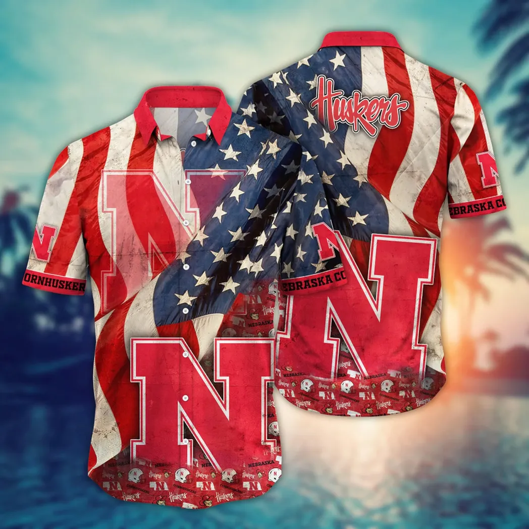 Nebraska Cornhuskers NCAA Flower Aloha Hawaiian Shirt, Summer Football Shirts VPHWA2451154247