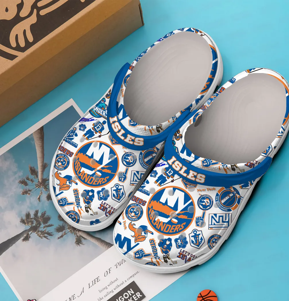 New York Islanders NHL Sport Crocs Clogs New York Islanders NHL Sport Crocs Clogs