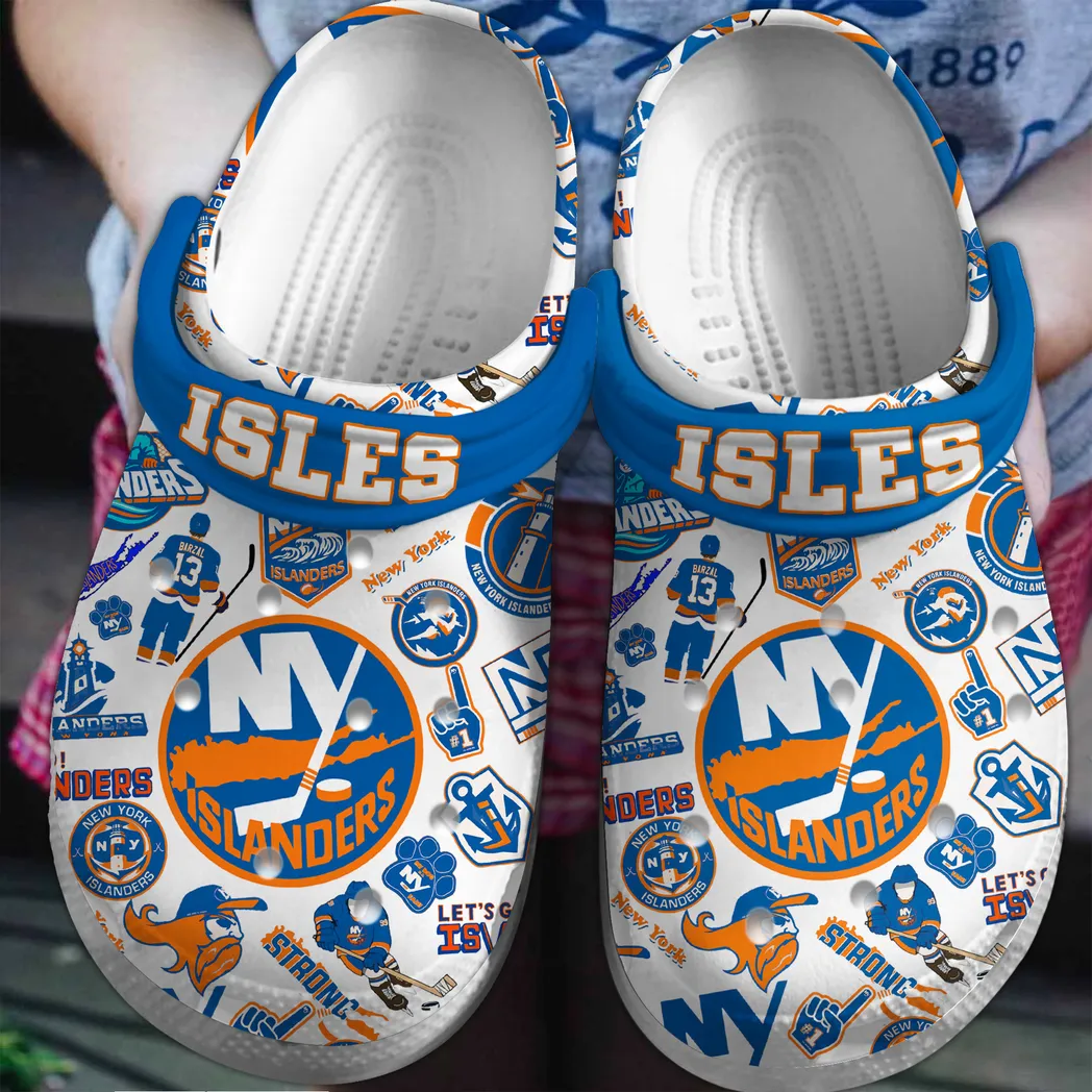 New York Islanders NHL Sport Crocs Clogs New York Islanders NHL Sport Crocs Clogs