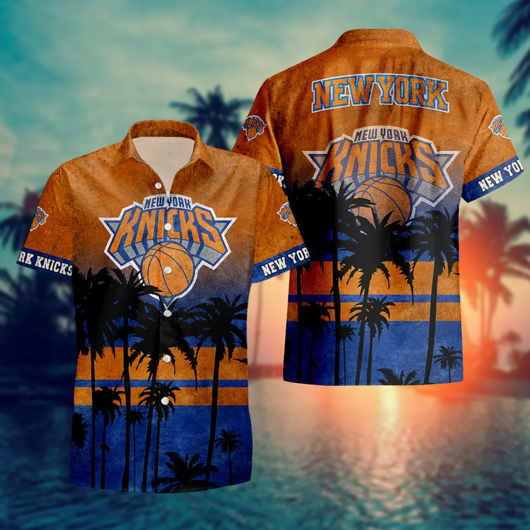 New York Knicks Aloha Hawaiian Shirt, Style Hot Trending Summer VPHWA2451152530