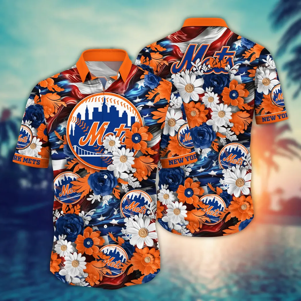 New York Mets MLB Aloha Hawaiian Shirt, Summer VPHWA2451152684