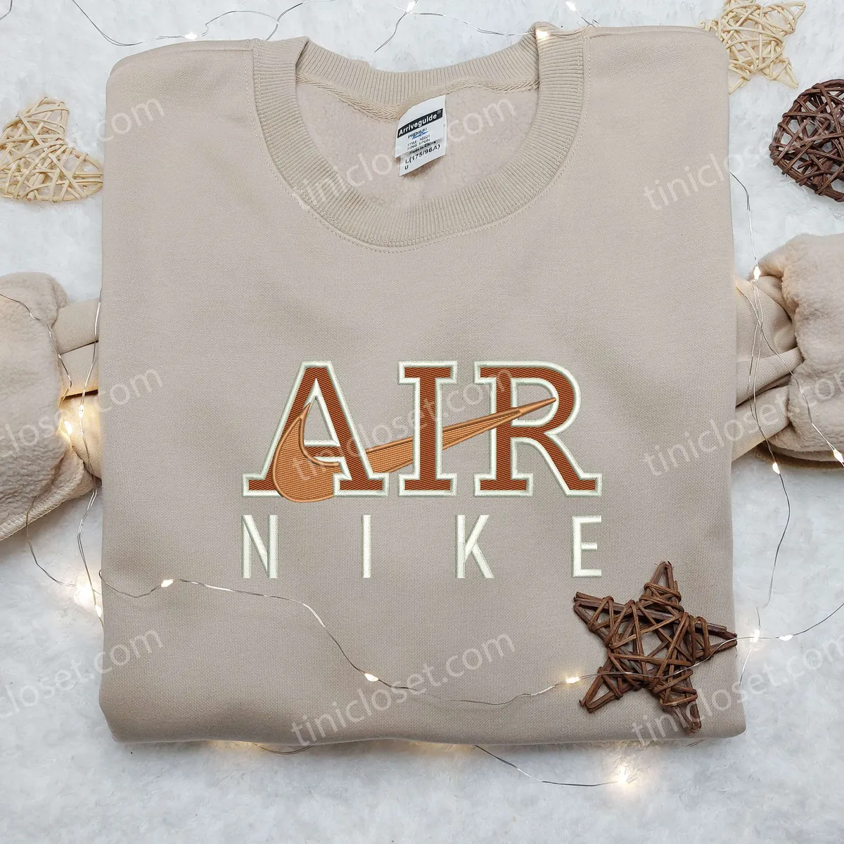 Nike Air Embroidered Shirt, Custom Nike Embroidered Shirt, Best Gift for Friends