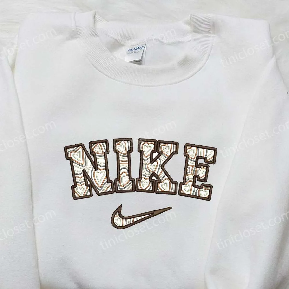 Nike Love Embroidered Shirt, Nike Inspired Embroidered Shirt, Best Valentine? Day Gifts