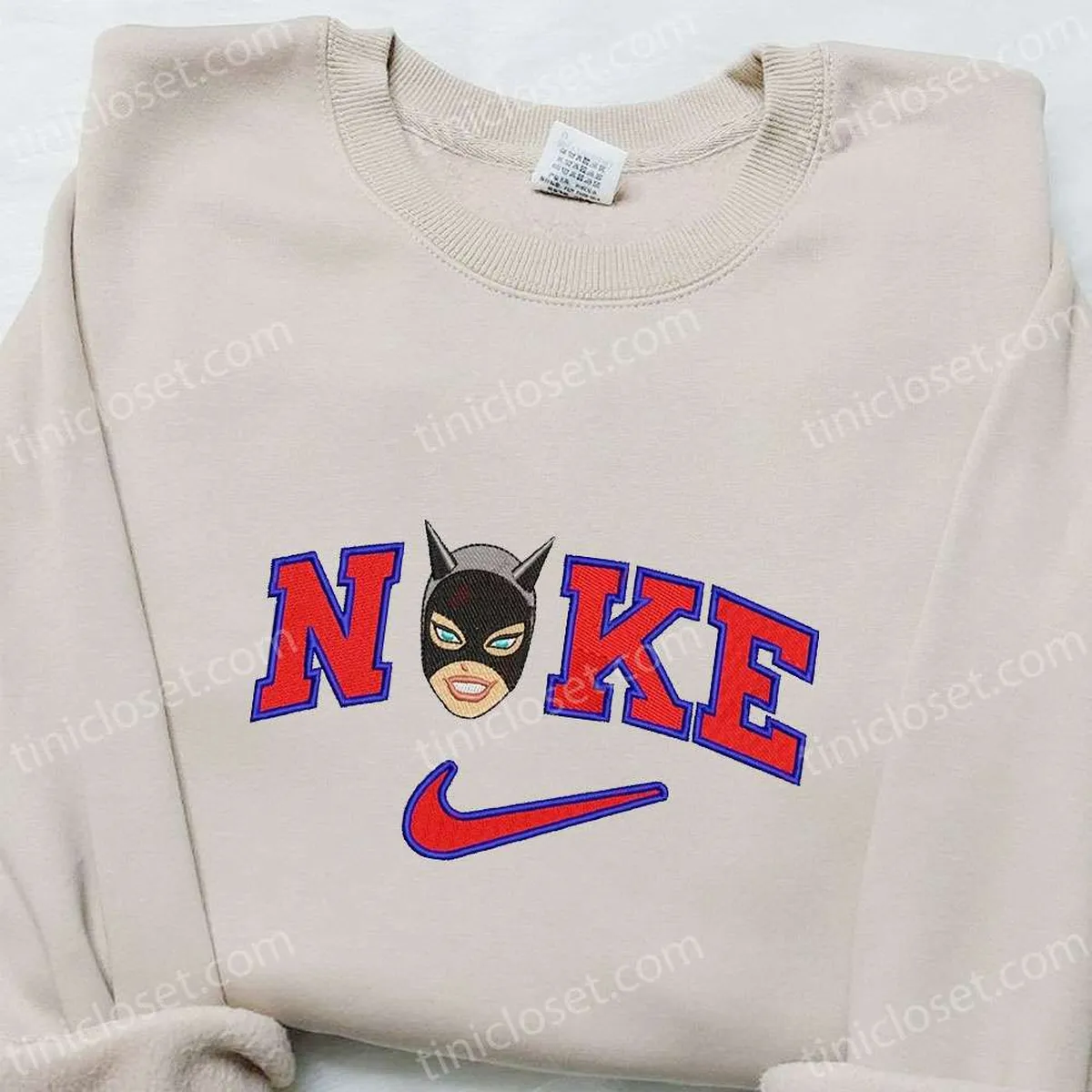 Nike x Batman Cat Embroidered Sweatshirt, Marvel Cinematic Universe Embroidered Shirt, Best Gift Ideas for Family