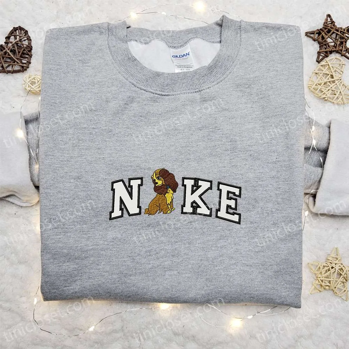 Nike x Cavalier King Charles Spaniel Dog Embroidered Hoodie, Animal Embroidered Shirt, Nike Inspired Embroidered T-shirt