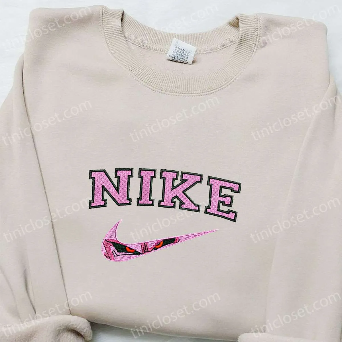 Nike x Frieza Anime Embroidered Sweatshirt, Dragon Ball Embroidered Shirt, Best Gift Ideas for Family