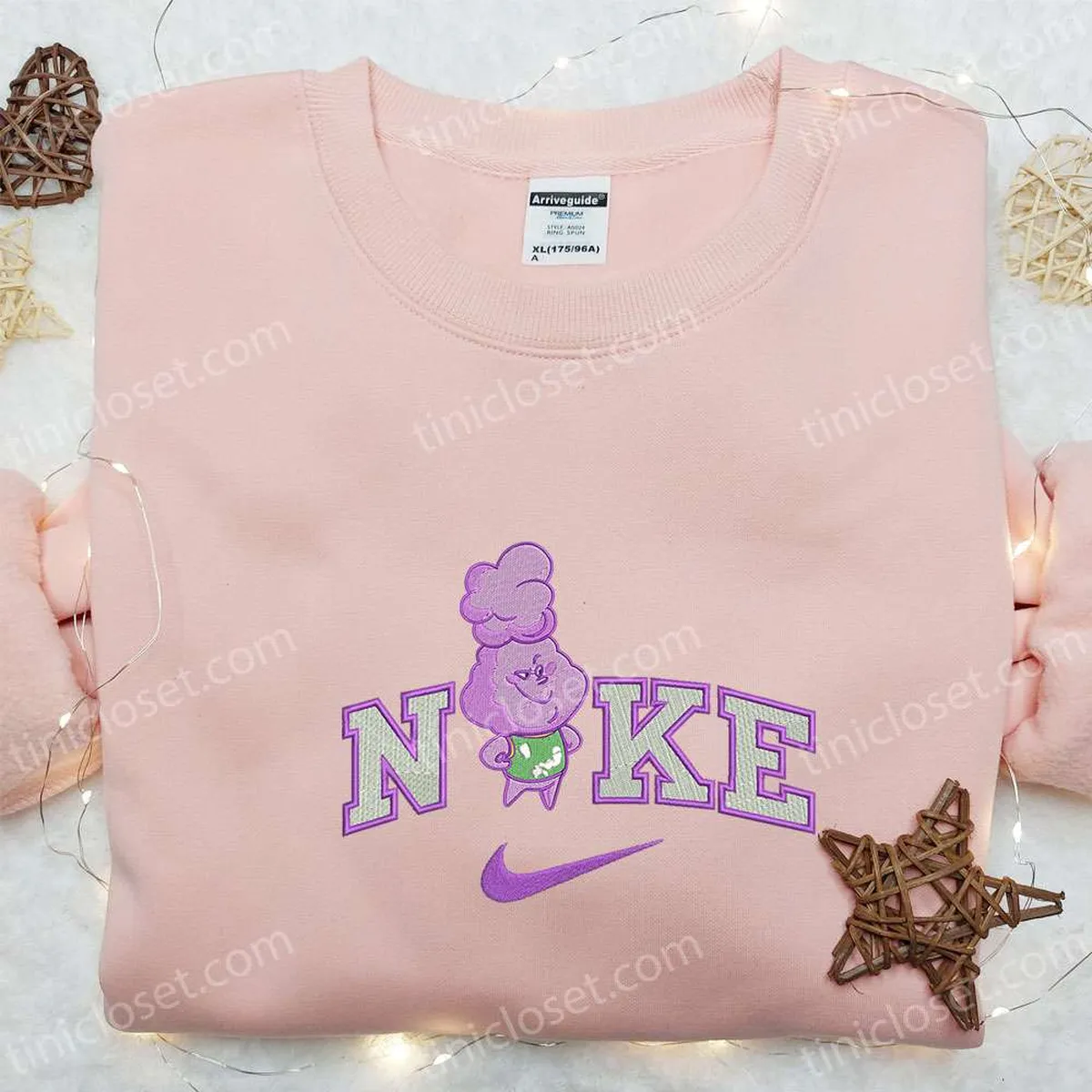 Nike x Gale Cumulus Elemental Embroidered Sweatshirt, Disney Embroidered Shirt, Nike Inspired Embroidered T-shirt