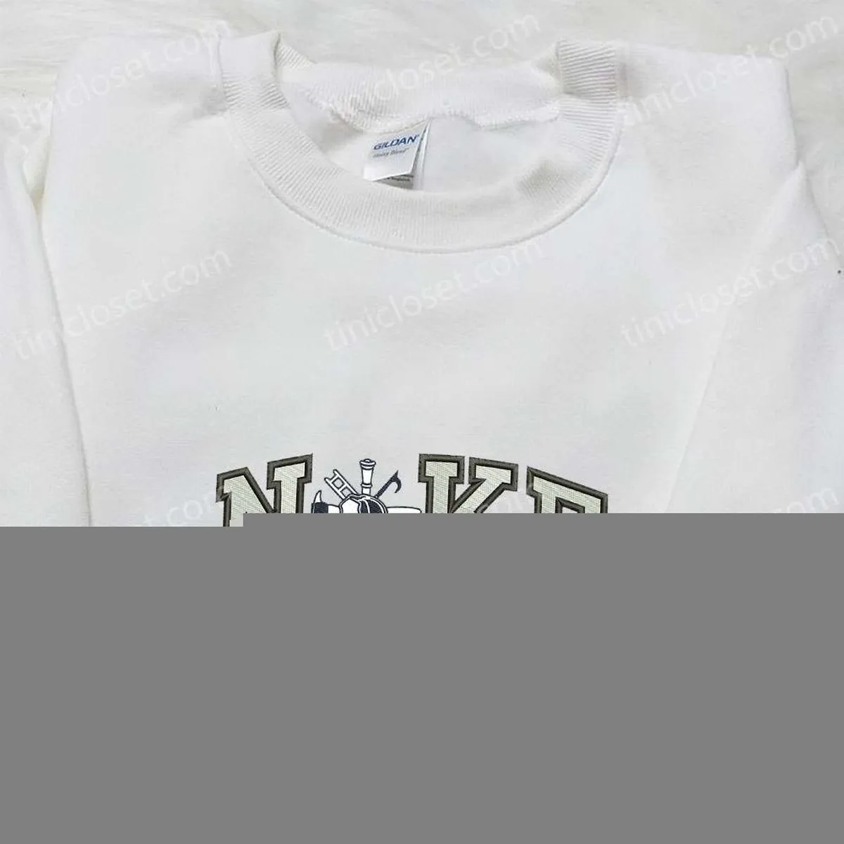 Nike x Garden Tools Embroidered Sweatshirt, Nike Inspired Embroidered T-shirt, Best Gifts for Family