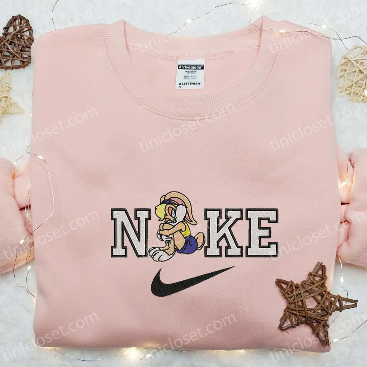 Nike x Lola Bunny Embroidered Sweatshirt, Looney Tunes Disney Embroidered Shirt, Best Gift Ideas