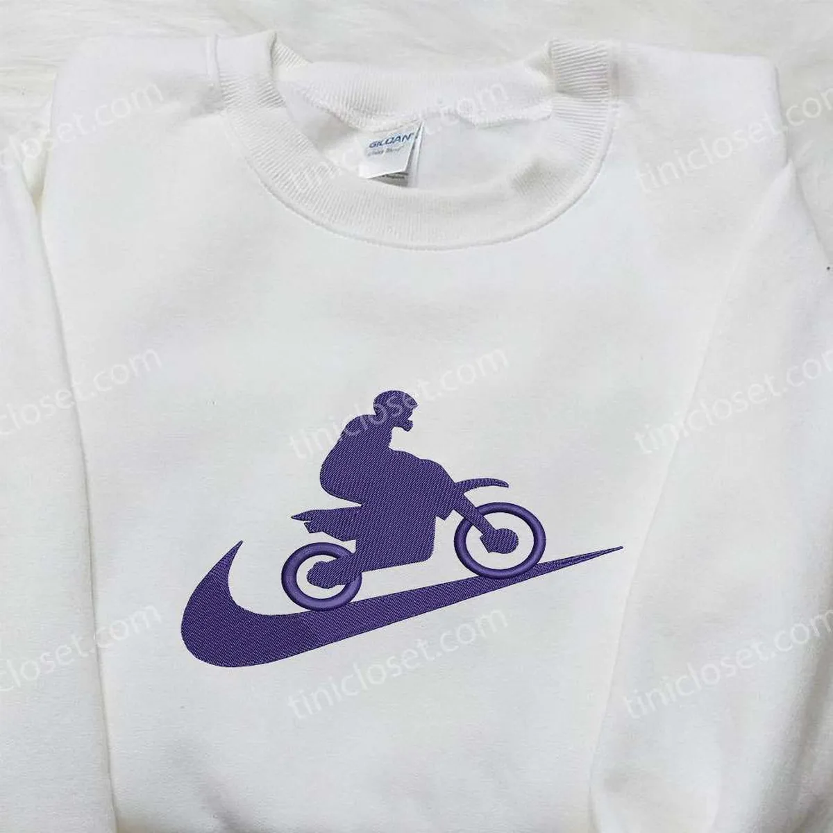 Nike x Motocross Embroidered Shirt, Nike Inspired Embroidered Shirt, Best Gifts for Family