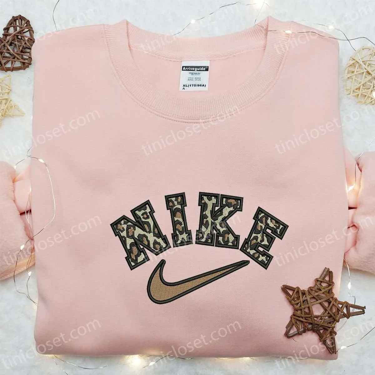 Nike x Pattern Tiger Embroidered Shirt, Nike Inspired Embroidered Hoodie, Best Gifts for Family