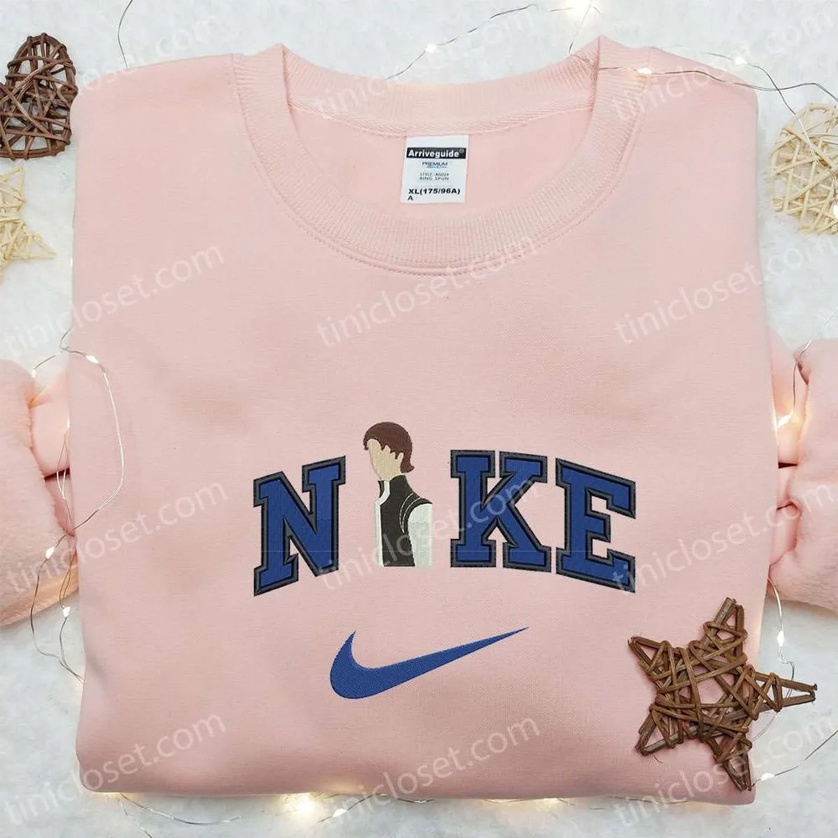 Nike x Prince Flynn Rider Embroidered Sweatshirt, Tangled Disney Embroidered Shirt, Best Gift Ideas