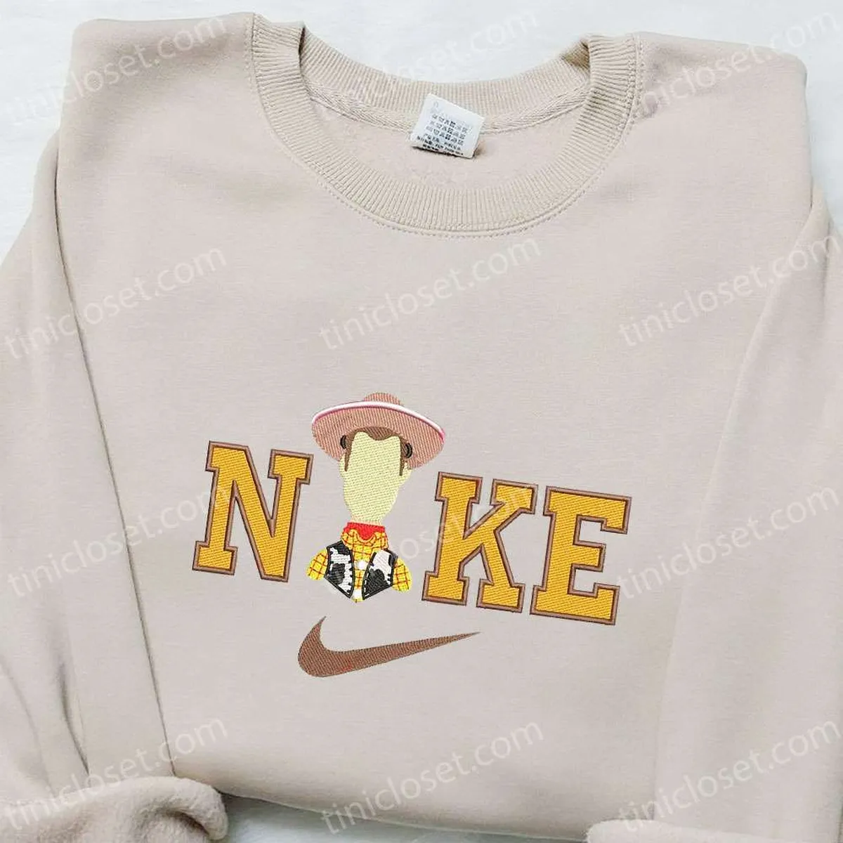 Nike x Woody Disney Embroidered Sweatshirt, Disney Characters Embroidered T-shirt, Best Gift Ideas for Family