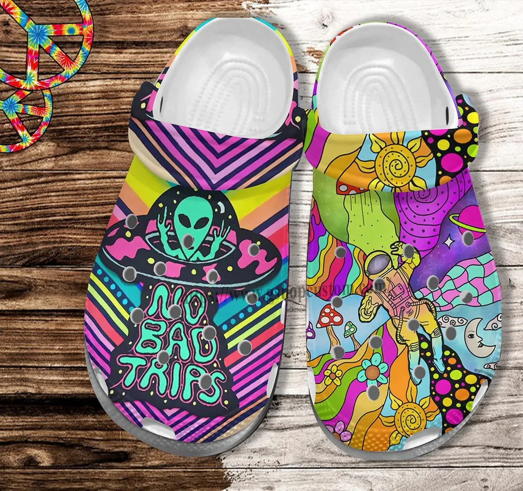 No Bad Trips Funny Weed Croc No Bad Trips Funny Weed Croc