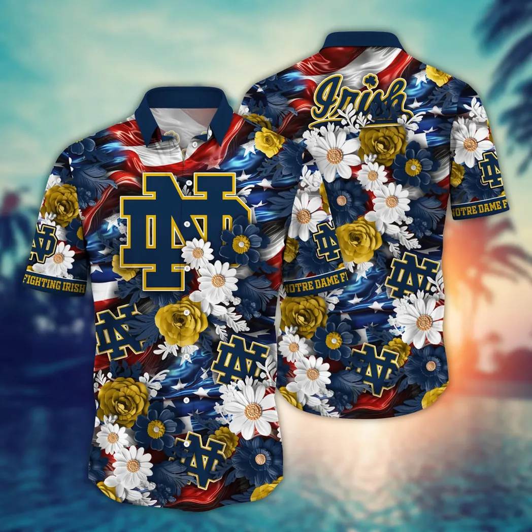 Notre Dame Fighting Irish NCAA Aloha Hawaiian Shirt, Summer VPHWA2451153306