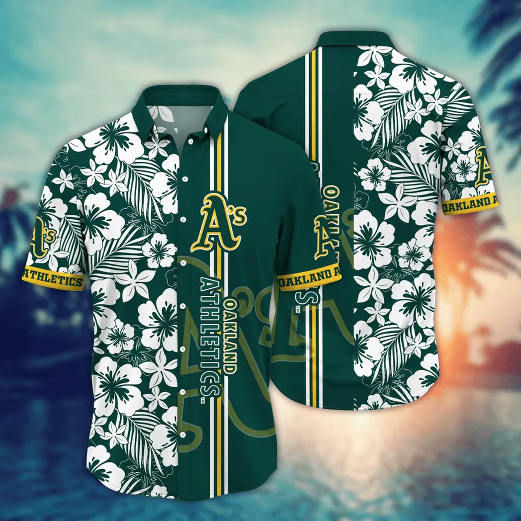 Oakland Athletics MLB Flower Aloha Hawaiian Shirt, Summer Football Shirts VPHWA2451154752