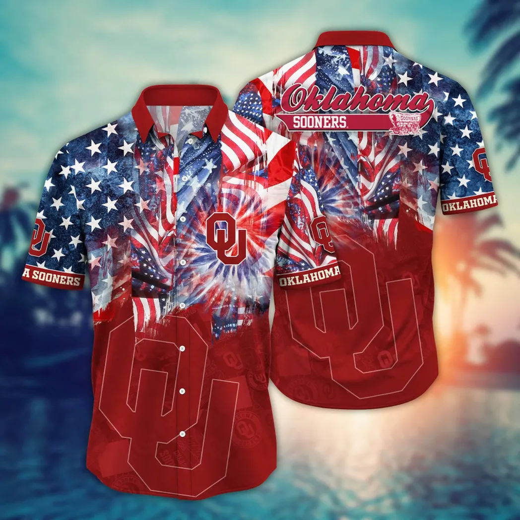 Oklahoma Sooners NCAA Flower Aloha Hawaiian Shirt, Summer Football Shirts VPHWA2451154186