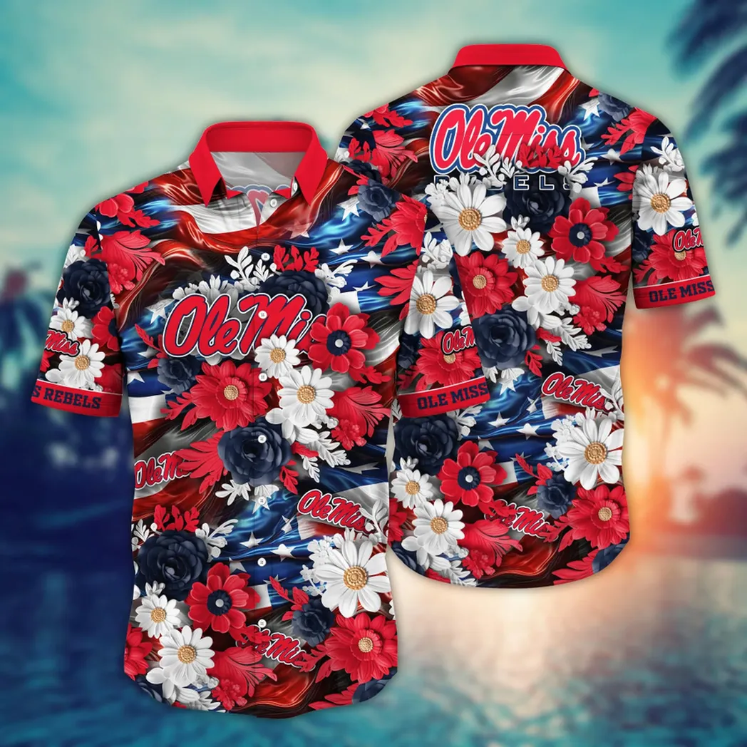 Ole Miss Rebels NCAA Aloha Hawaiian Shirt, Summer VPHWA2451153329