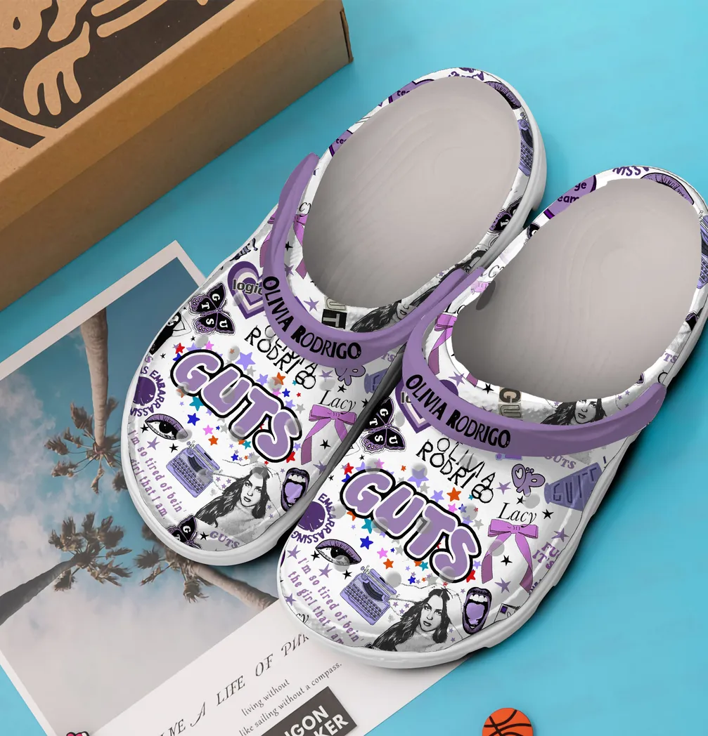 Olivia Rodrigo Music Crocs Clogs Olivia Rodrigo Music Crocs Clogs