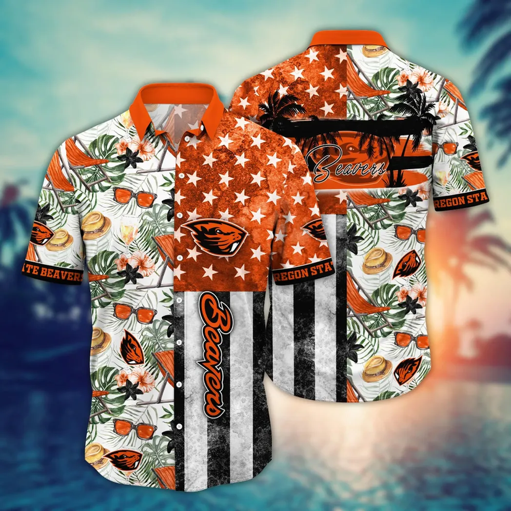 Oregon State Beavers NCAA Flower Aloha Hawaiian Shirt, Summer Football Shirts VPHWA2451154181