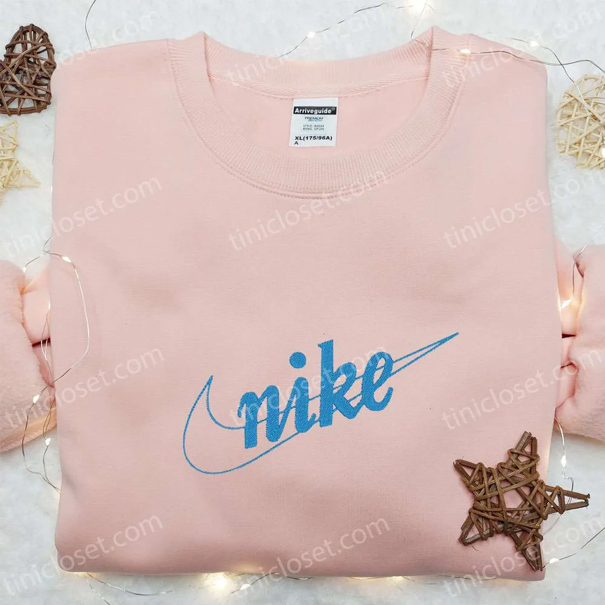 Original Swoosh x Nike Embroidered Sweatshirt, Nike Inspired Embroidered Shirt, Best Gift Ideas