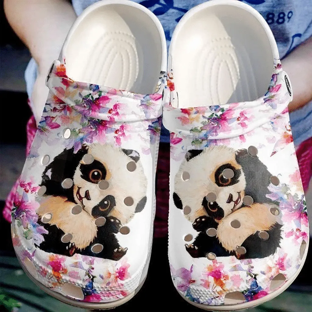 Panda Cute Crocs Classic Clogs Panda Cute Crocs Classic Clogs